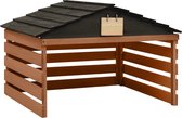 Abri pour tondeuse à gazon vidaXL - Abri Tondeuses à gazon - Abri pour tondeuse à gazon - Abri pour tondeuse à gazon - Abri pour tondeuse à gazon - Abri pour tondeuse à gazon 78 x 74 x 54 cm Bois de pin Noir Marron
