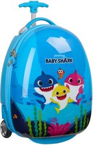 Baby Shark - Trolley - Licht Blauw 16'' (28 x 43 x 23 cm) - Hardcase