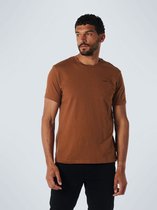 No Excess Mannen Ronde Hals T-Shirt Karamel L