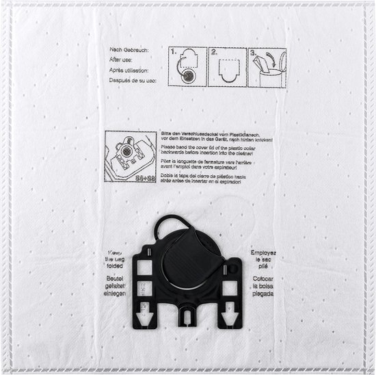 15x Etana sac d'aspirateur compatible avec Hoover Te70_Te60 I Te70 Te60 Telios Plus 700 Watt - 15 sacs d'aspirateur