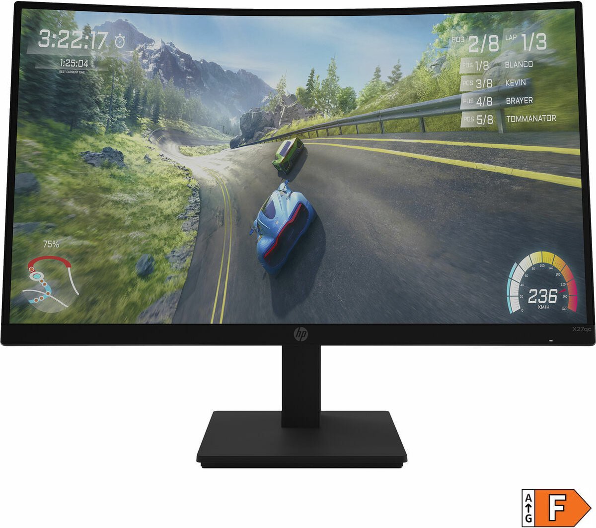 Ecran pc gamer hp x32c - 32 fhd - dalle va - 1 ms - 165 hz - amd