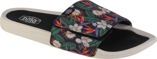 Hey Dude Phoenix Tropical 40146-3VF, Homme, Multicolore, Slippers, taille: 44