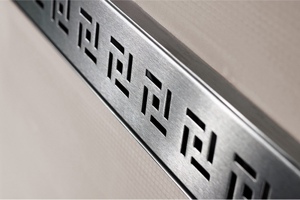 Betegelbare doucheplaat 100 x 100 cm Wiper Showerlay douchegoot type