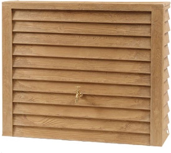 Garantia Rain Barrel Woody Châtain Clair 350 litres