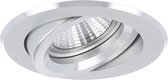 Verona - Inbouwspot Aluminium Rond - Kantelbaar - 1 Lichtpunt - Ø 82mm