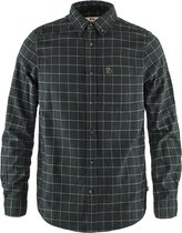 Fjällräven - Övik Flannel shirt - Blouse - Donkergrijs - Heren - Maat L