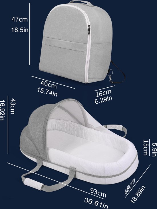 Nora Premium - Campingbed - Novi Baby | Webwinkel Nora Premium - Campingbed - Novi Baby | Webwinkel