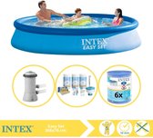 Intex Easy Set Zwembad - Opblaaszwembad - 366x76 cm - Inclusief Onderhoudspakket, Zwembadpomp en Filter