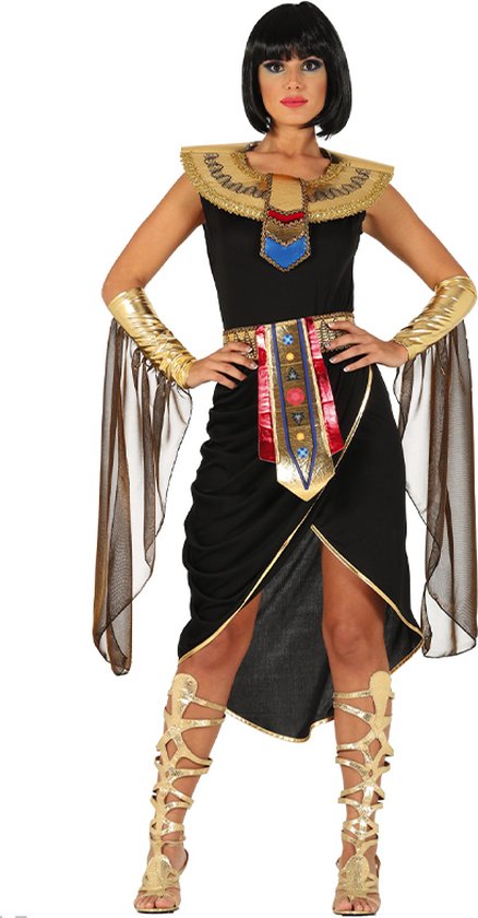 Fiestas Guirca - Egyptisch Koningin Kostuum - maat M (38-40)