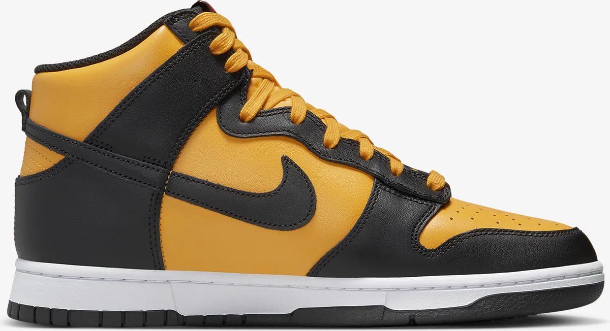 Nike Dunk Hi Retro University Gol Zwart