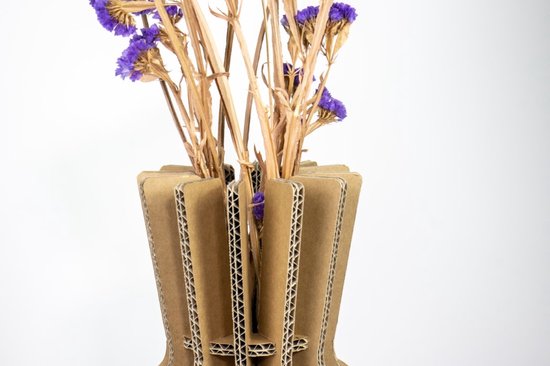 Vase à fleurs séchées en carton Eric - Carton durable - KarTent