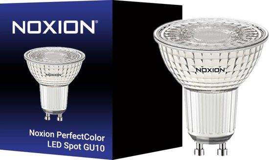 Noxion PerfectColor LED Spot GU10 PAR16 3W 230lm 60D - 927 Zeer Warm Wit | Beste Kleurweergave - Dimbaar - Vervangt 35W.
