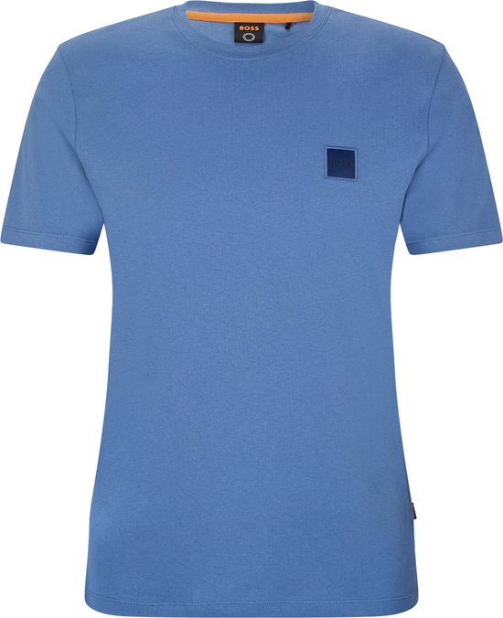 Hugo Boss - T-shirt Tales Responsible Blauw - L - Coupe Comfort