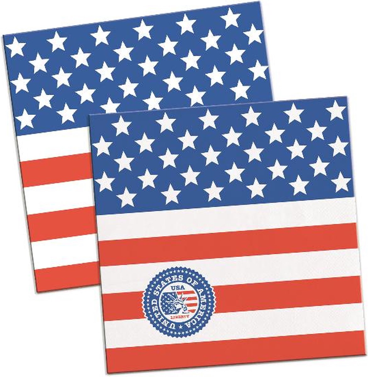 Folat - Servetten USA Party 25 cm x 25 cm - 20 stuks