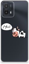 Foto hoesje Motorola Moto G23 | G13 Telefoon Hoesje Gepersonaliseerd Cadeau Cow