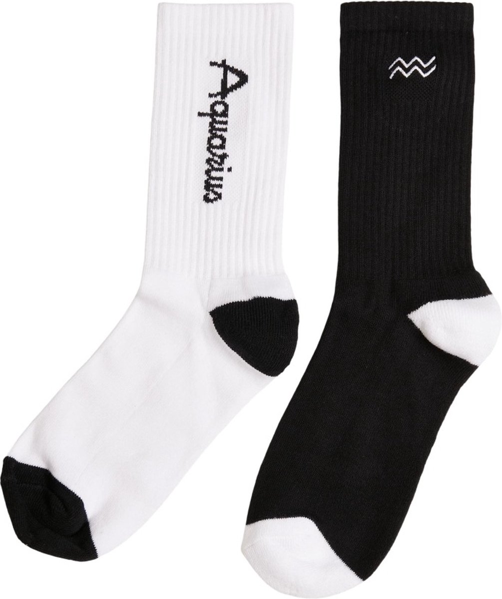 Mister Tee Aquarius Zodiac 2-Pack Sokken 47/50 Multicolours Multicolor