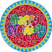 Haza Original Feestborden Happy Birthday 23cm 8 Stuks