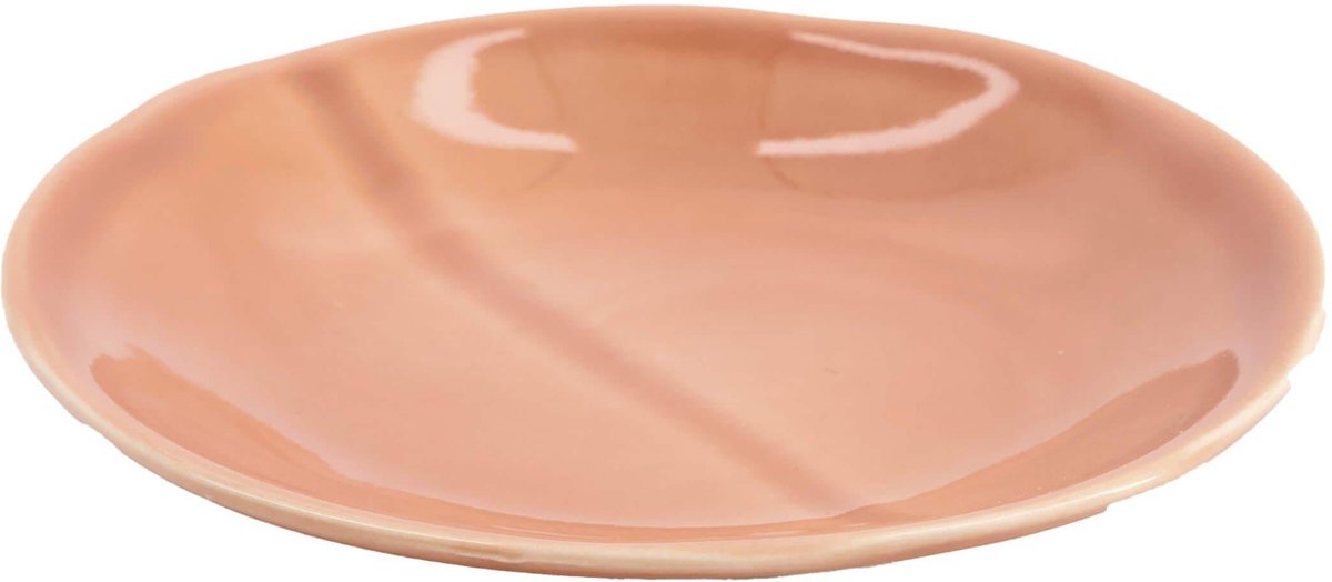 Nosse Ceramics - Gebaksbord Smooth terracotta 15cm (set van 6) - Kleine borden