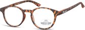 Montana Eyewear MR52E leesbril +1.00 Tortoise incl. platte koker