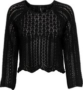 Only Trui Onlnola Life 3/4 Pullover Knt Noos 15233173 Black Dames Maat - XS