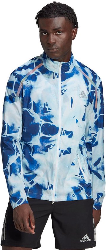 Adidas Marathon Translucent Jasje Blauw L / Regular Man