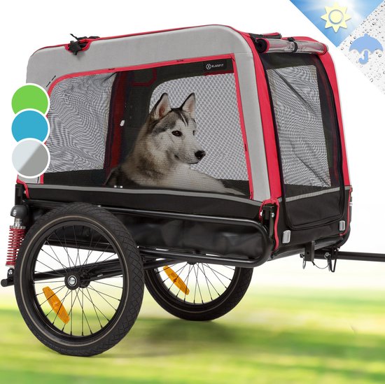 Husky Vario 2-in-1 hongenaanhanger hondenbuggy ca. 240 L 600D Oxford
