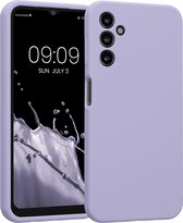 kwmobile telefoonhoesje geschikt voor Samsung Galaxy A14 5G - TPU backcover met siliconen coating - Smartphone case in lavendel