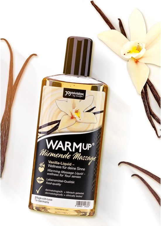Warm-Up Massage Olie - Vanille - Joydivision