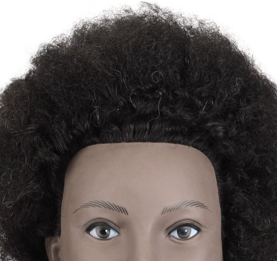 Mannequin Hoofd Paspop Hoofd Met Echt Haar Pashoofd Met Tafelklem