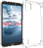 Coque Casemania pour Nokia C2 2nd Edition Transparente - Coque Arrière Hybride Antichoc