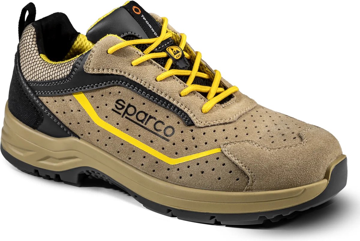 Sparco Werkschoenen S1PS - Indy Colton - Beige/Geel — brown — Maat 35