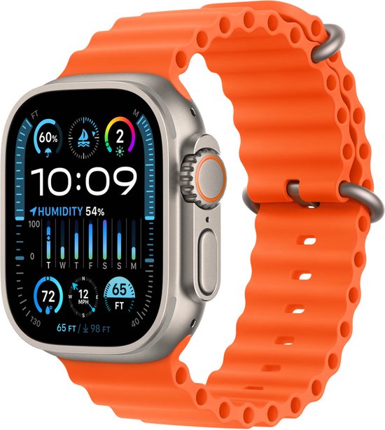 Orange and blue apple watch band hotsell