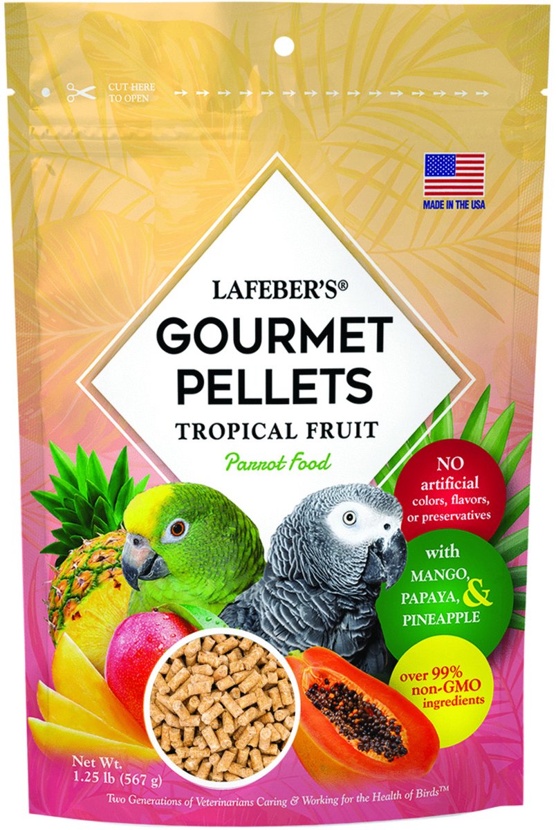 Tropical Fruit Gourmet Pellets Parrot - Vogelvoer - 567 g