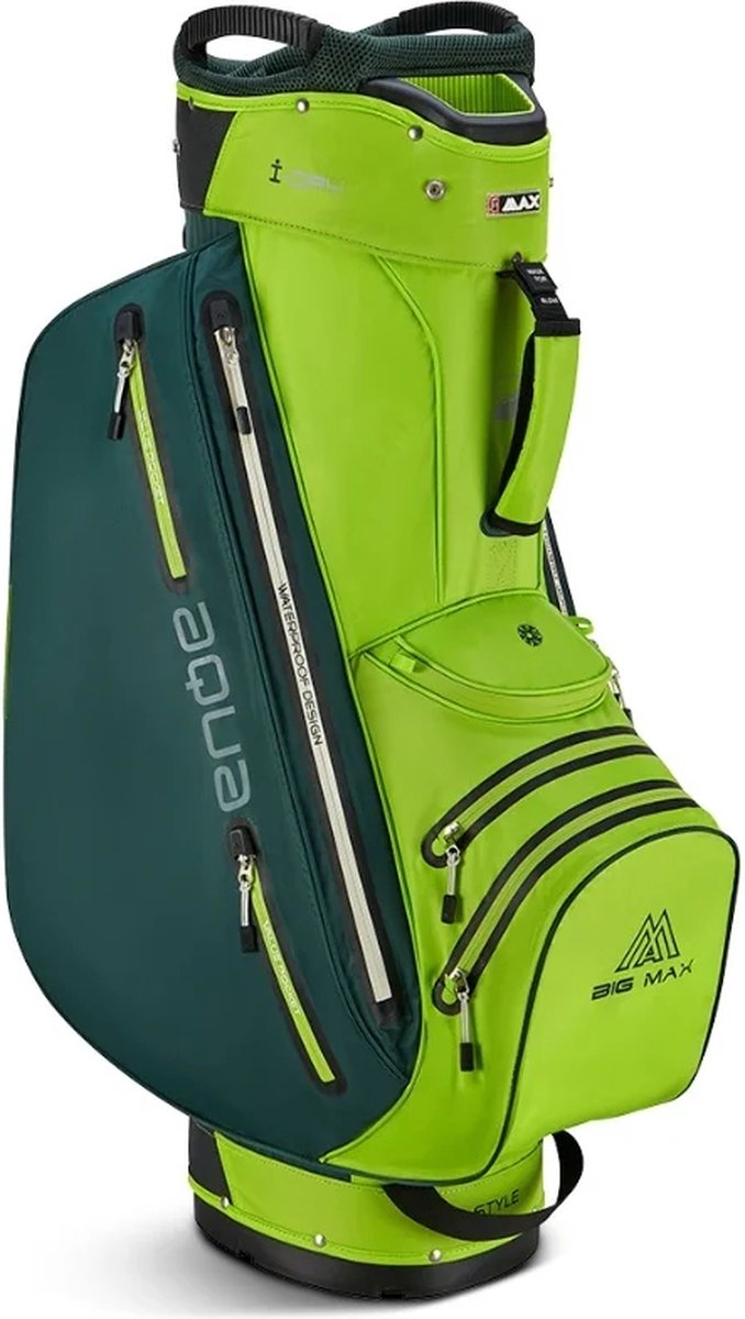 Big Max Aqua Style 4 Cartbag Lime Forest Green van BIG — afbeelding 4
