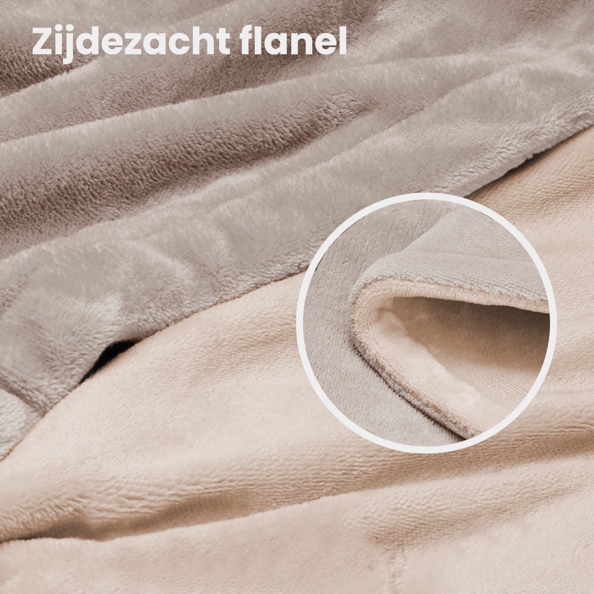 Auronic Elektrische Bovendeken - 160 x 120 cm - 1 Persoons Omslagdeken - 3 Warmtestanden met Timer & Automatische Uitschakeling - Verwarmingsdeken - Wasbaar - Taupe – foto 7