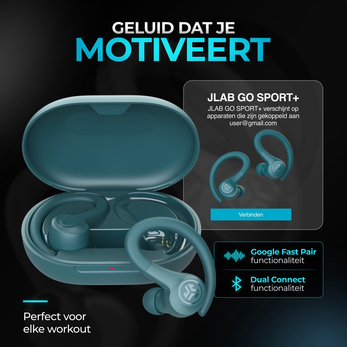 JLab GO Sport - 35 uur speeltijd thumbnail 4