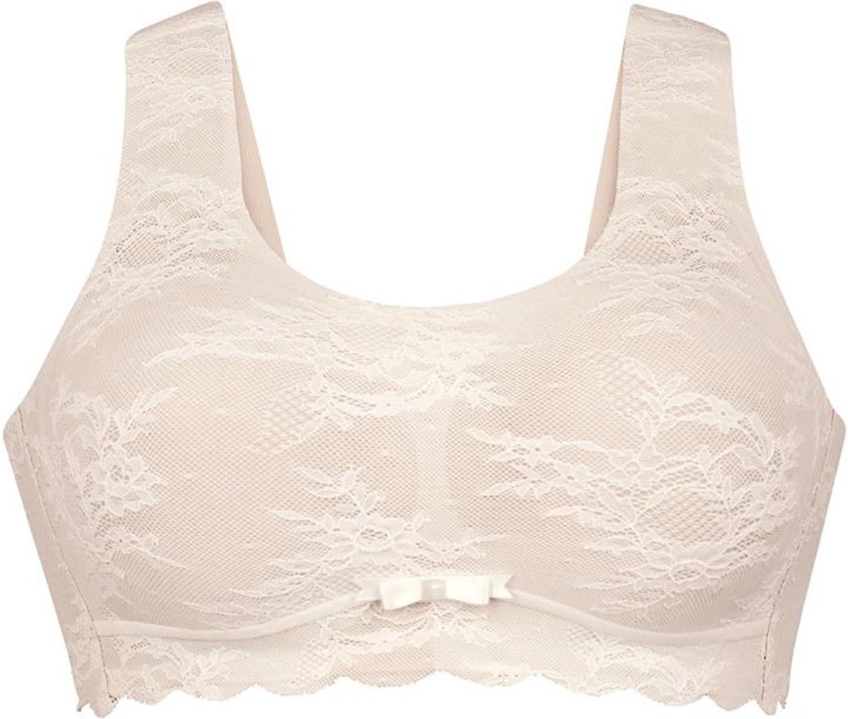 Anita Essential Lace Bralette - Lace - Crystal - S kristal