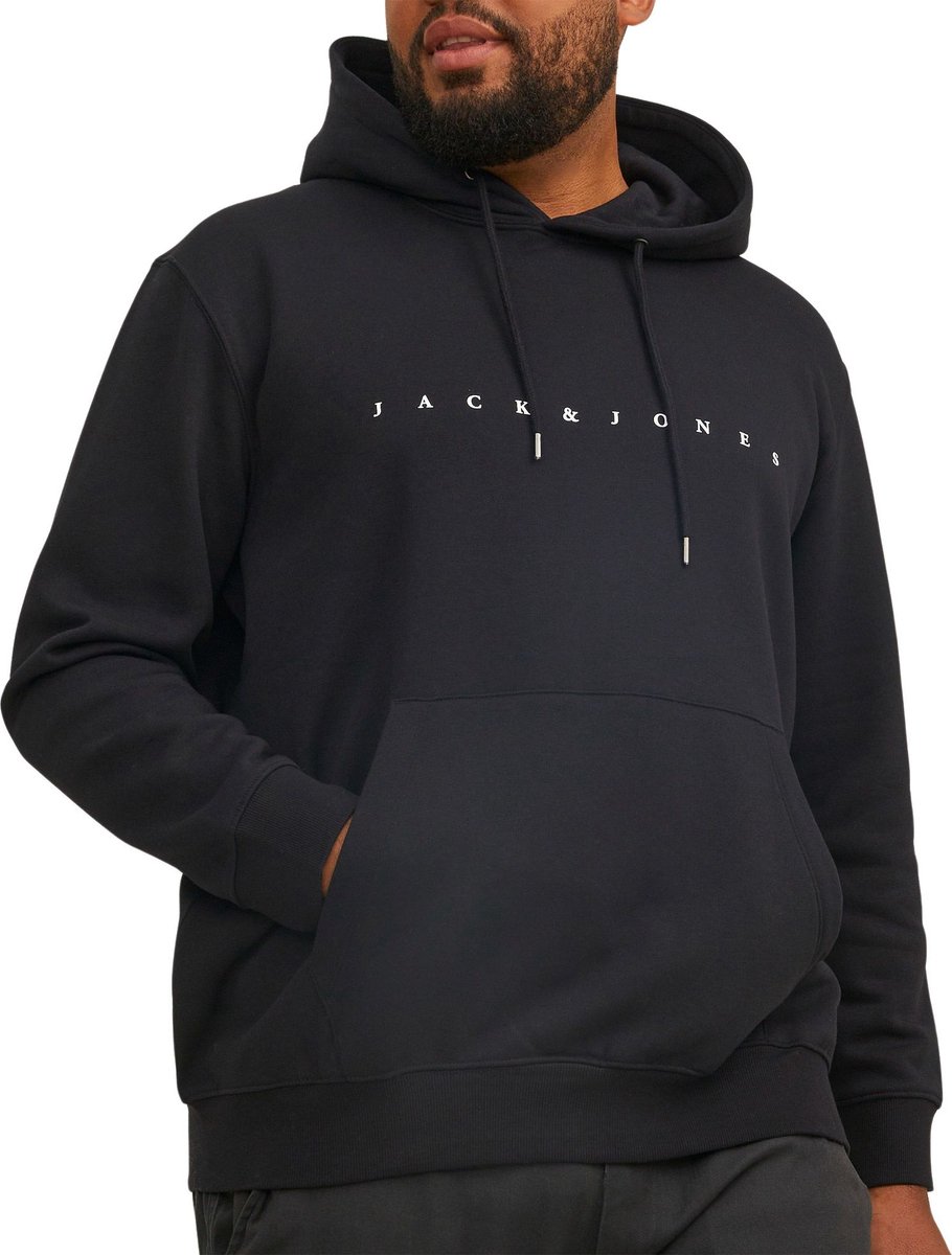 JACK&JONES PLUS - JJESTAR JJ SWEAT HOOD NOOS PLS Heren Trui US1XL — afbeelding 20