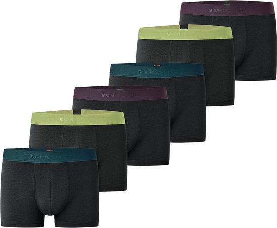 Foto: Schiesser heren retro short pant 6 pack 95 5 organic cotton