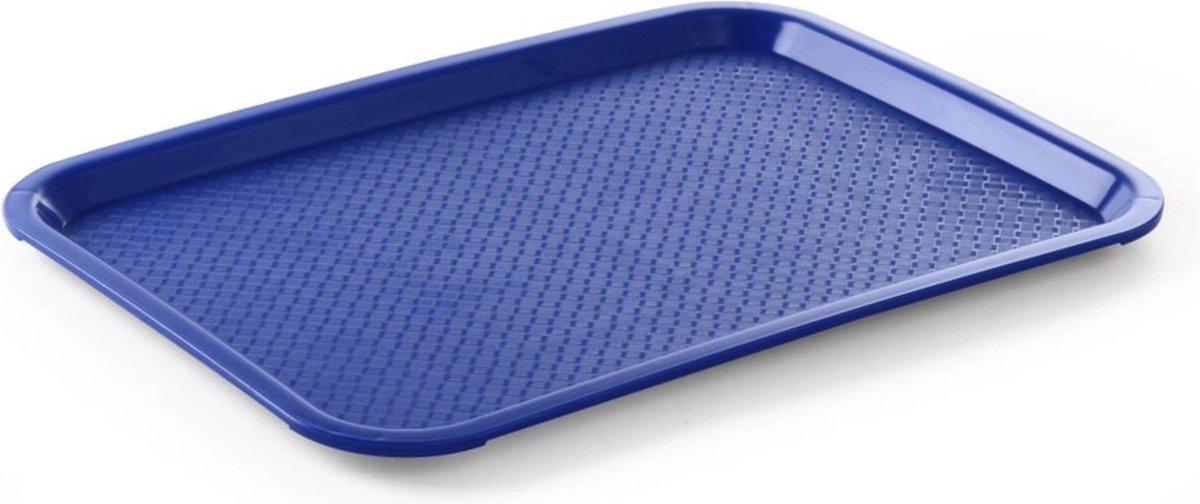 HENDI Medium fastfood dienblad – polypropyleen – blauw – 305x415x20 mm