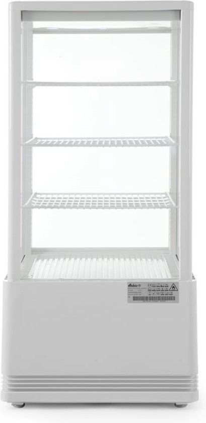 Arktic Koelvitrine - 78L - Wit - +2°C/+6°C - 4 Niveaus - 452x406x966mm
