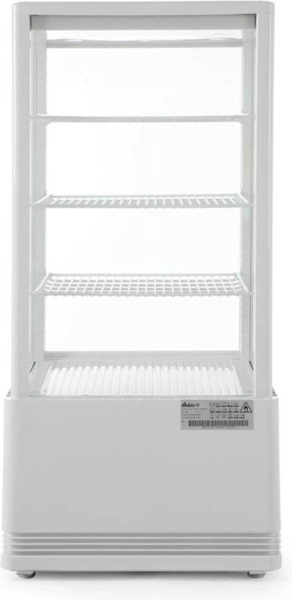 Arktic Koelvitrine - 78L - Wit - +2°C/+6°C - 4 Niveaus - 452x406x966mm