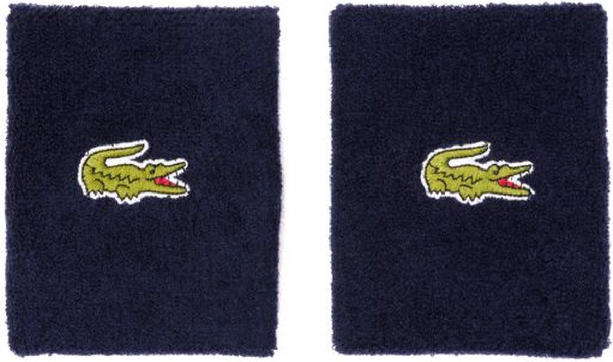 Lacoste Polsband Sport Wristband 2 Pack Blauw