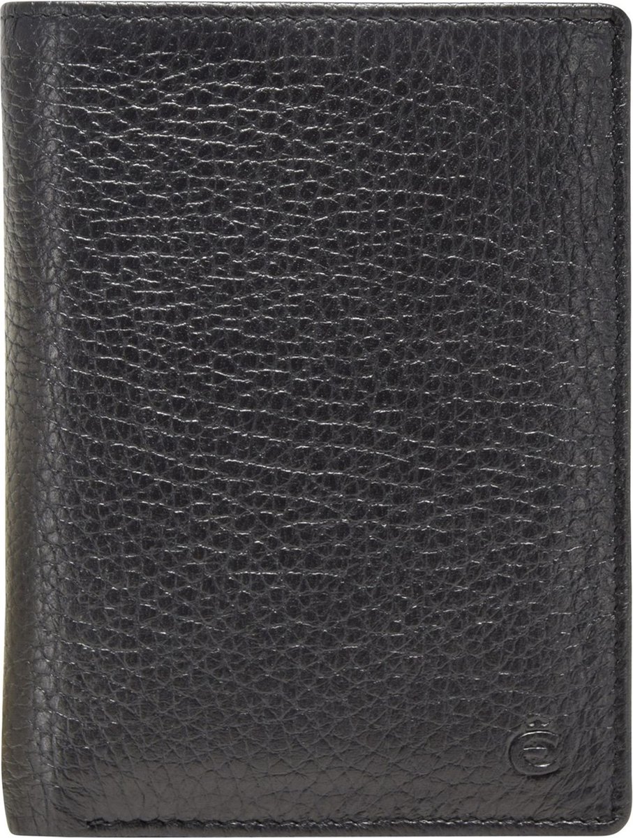 Esquire Herten portemonnee leer 9 cm - Jongens - Staand formaat - schwarz