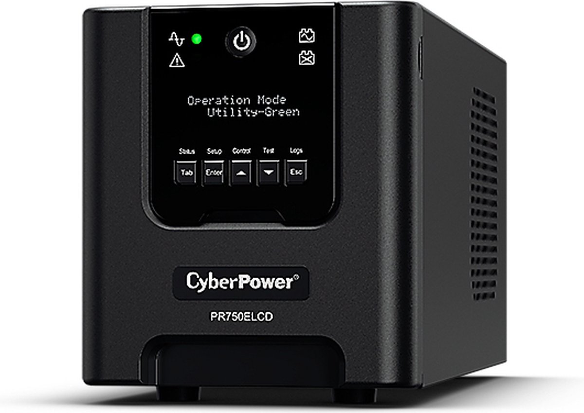 CyberPower PR750ELCD UPS 0,75 kVA 675 W 6 AC-uitgang(en)