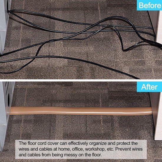 Kabelgoot - Materiaal: PVC Aantal: Per stuk Kleur: Wit Afmetingen: 100