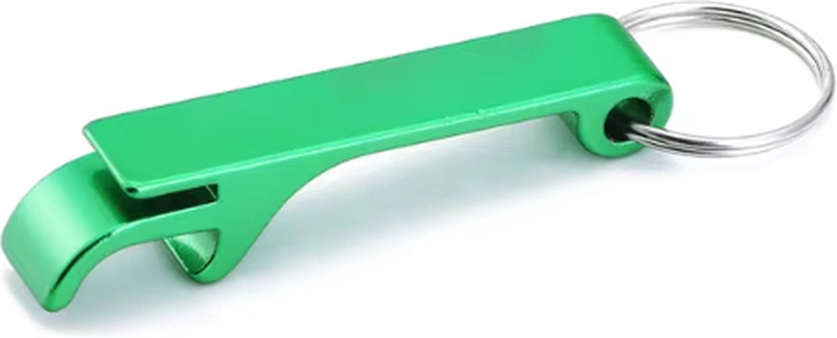 Scoby - Sleutelhanger met Bierflesopener - Cadeau Flesopener - Keychain Bottle Opener - Groen
