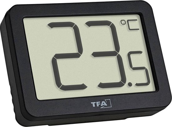 Foto: Tfa dostmann thermometer zwart