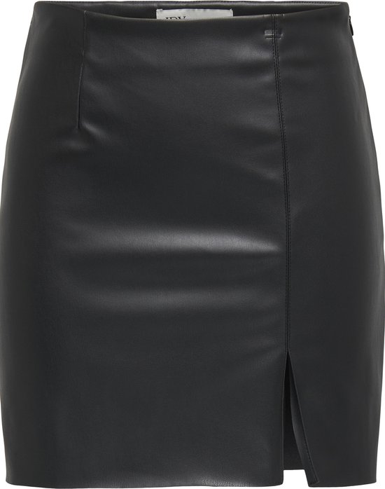 ONLY Onlsima MW Brod Ang Faux Leat Skirt Pnt – Gonna Lunga In Finta Pelle, Donna, Morbida E Leggera