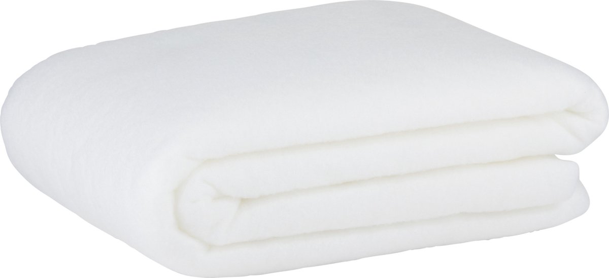 Articasa Sneeuwdeken -wit - 90 x 120 cm -polyester - sneeuwtapijt - kerstversiering -sneeuwdecoratie